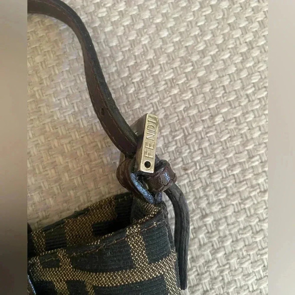 Authentic FENDI Zucca Canvas Micro Handbag - Picture 11 of 13